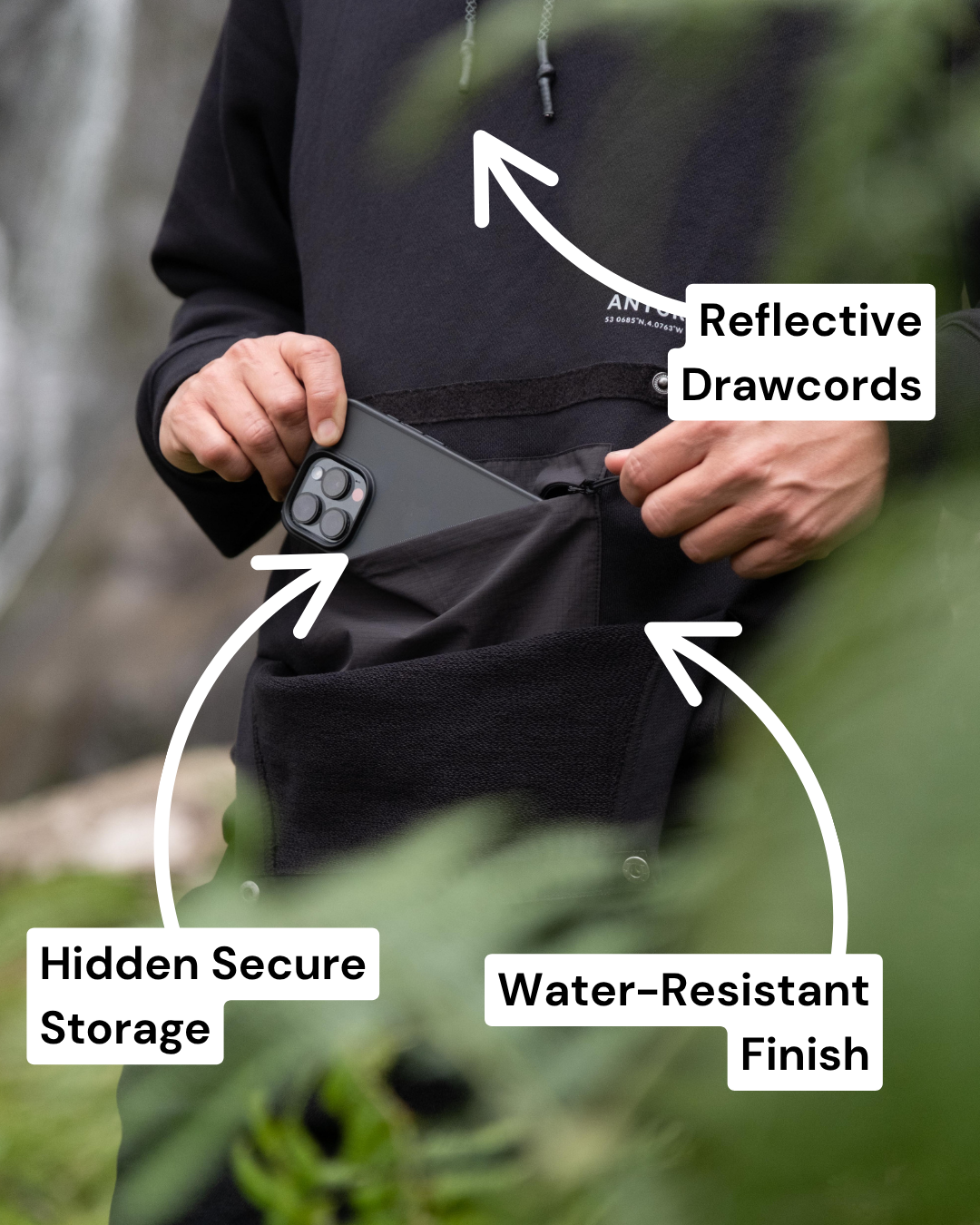 Antur Mens Adventure Hoodie