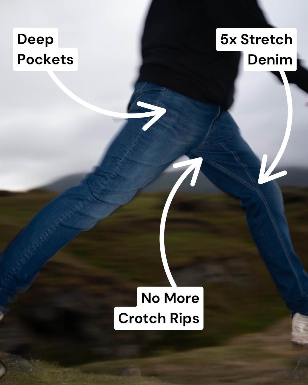 Mens Performance Jeans