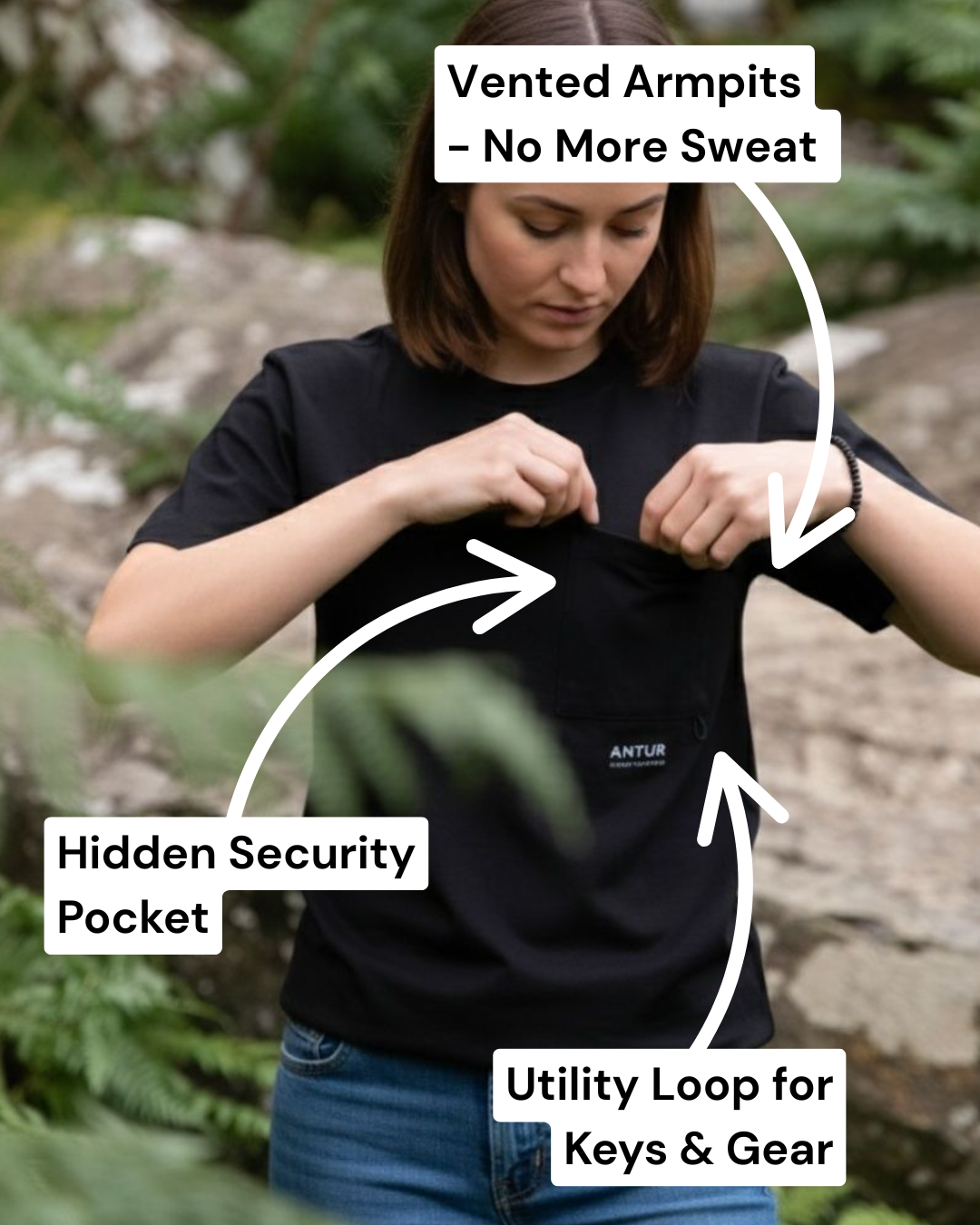 Antur Womens Adventure T-Shirt
